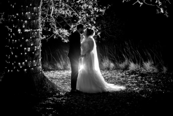 Bride and groom wedding photo in County Durham